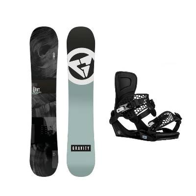 Gravity Contra 24/25 pánský snowboard + Gravity Indy black vázání - 162 cm + M (EU 38-41)