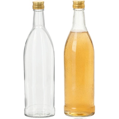 Fľaša sklenená ISKRA zatáčací uzáver 22,5x4,4x6,2 0,5 L