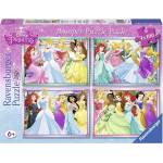 Ravensburger Пъзел Ravensburger от 4 x 100 части - Дисни принцеси (07011) - baby