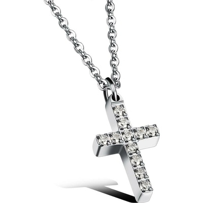 Mabell Dámsky náhrdelník z chirurgickej ocele Cross SK221GX1111-AC45