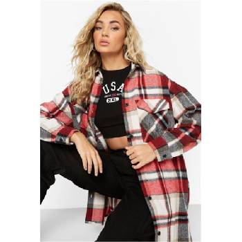 Madmext Дамска карирана риза mg1232 - Сива #312082 (312082_Сив)