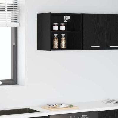 vidaXL Висящ шкаф Черния дъб 40 x 29, 5 x 40 см Инженерно дърво (884419)