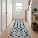 vidaXL Каса за килим ORIZ 1150 gsm Черен мрежест модел (42045469)