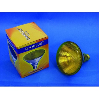 Omnilux PAR 38 230V 80W FL E27 žlutá