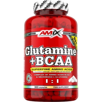 Amix Nutrition Glutamine + BCAA [360 капсули]