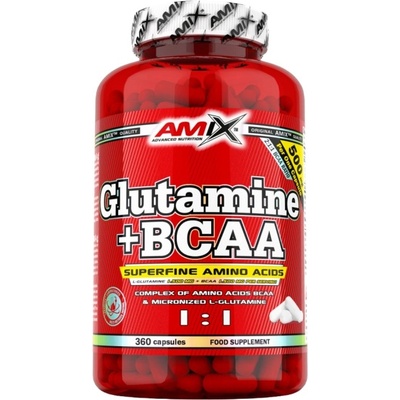 Amix Nutrition Glutamine + BCAA [360 капсули]