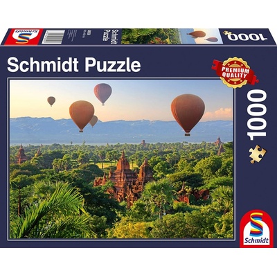 SCHMIDT Horkovzdušné balóny nad Mandalay 1000 dílků