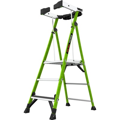 Little Giant Ladder Стълба с платформа от фибростъкло Little Giant Fortress 3 стъпала и защитно ограждение (19303EN)