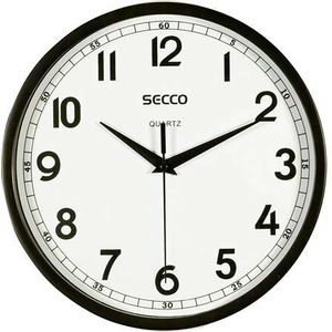Secco Стенен часовник secco черен 24, 5 см (s ts6019-17)