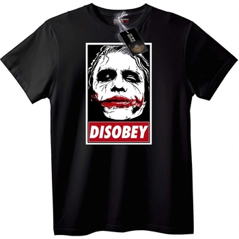 NOONEBRAND Тениска Joker Неподчинение - M, White