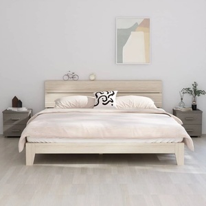 vidaXL Нощни шкафчета HAMAR 2 бр светлосиви 40x35x44, 5 см бор масив (340411)