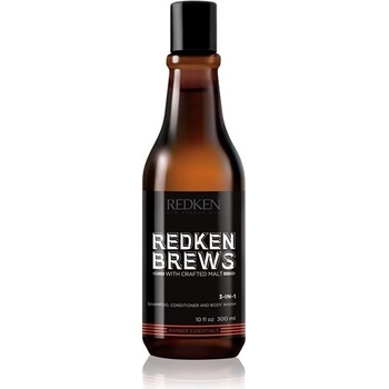 Redken Brews 3 in 1 šampón 3v1 300 ml
