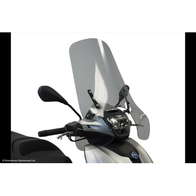 Piaggio Beverly 300, 400 21-24, Beverly 310S, 400S 24-25 Skútr plexi Powerbronze 470 mm - čiré