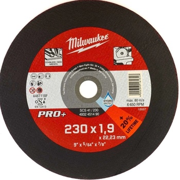 Milwaukee Řezný kotouč 230 x 1,9 x 22 mm 4932451490