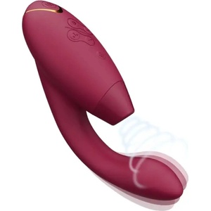 Womanizer Duo вибратор под налягане за G-точката, червен
