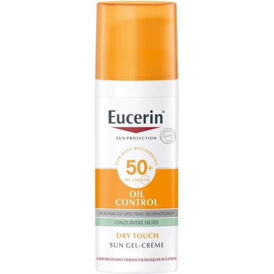 Eucerin Sun Слънцезащитен гел-крем за лице Oil Control, SPF50+, 50 ml