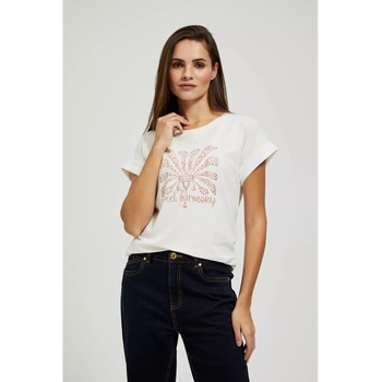 Moodo Дамска тениска Moodo | Byal | ЖЕНИ | 46