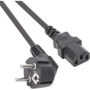 Makki Захранващ Шуко > IEC C13 - 3.0m (MAKKI-CE021-3.0m-1.5mm)