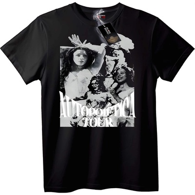 NOONEBRAND Тениска Almaband Турне - 2XL, Black