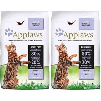 Applaws Cat Adult Chicken & Duck 2 x 7,5 kg
