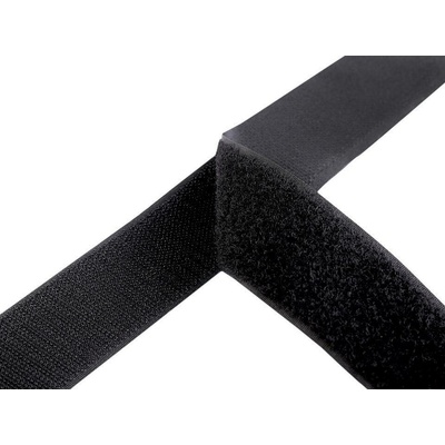 Suchý zip háček + plyš šíře 38 mm Varianta: 2 černá, Balení: 1 m 8848/135923/32731