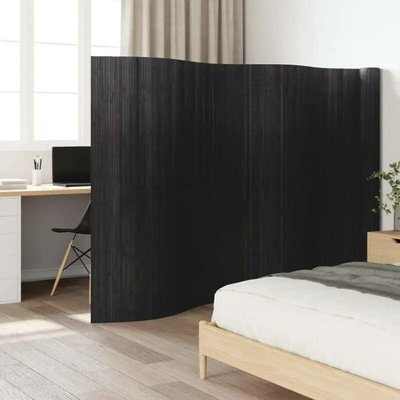 vidaXL Paraván 165 x 800 cm bambus 377016 Šedá