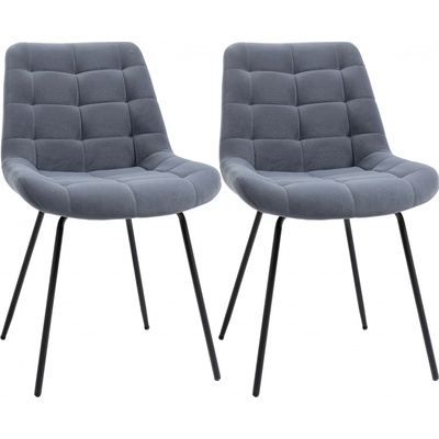 Goleto Nora tmavě šedá 2 ks