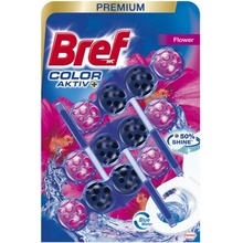 Bref Blue Aktiv WC blok Fresh Flower 3 x 50 g