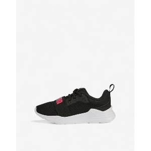 PUMA Wired Run Ps Shoes Black/Pink - dress4less