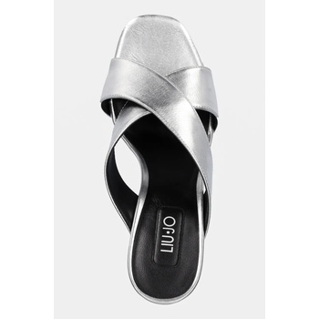 Liu Jo Чехли Liu Jo SERENA 25 в сребристо с дебел ток SA5171EX02900532 (SA5171EX02900532)