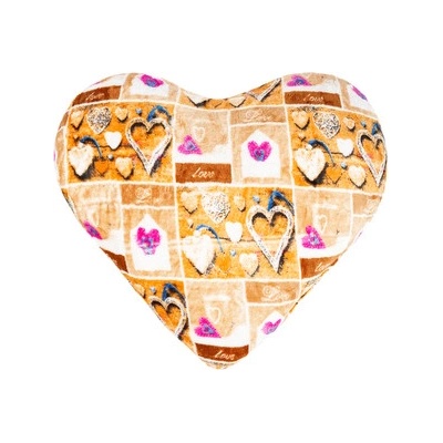 Bellatex Tvarovaný vankúš Srdce Love 42x48