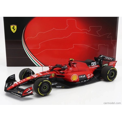 Bbr-models Ferrari F1 Sf-23 Team Scuderia Ferrari N 55 Belgium Gp 2023 Carlos Sainz Červená Černá 1:18