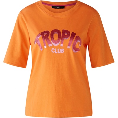 OUI Тениска оранжево, размер 40