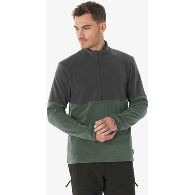 Quechua mikina MH500 1/2 zips zelená