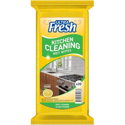 Ultra Fresh čistiace obrúsky do kuchyne 20 ks