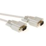 ACT Кабел ACT AK2185, D-sub 9 pin мъжко - D-sub 9 pin мъжко, 1.8м, Бял, булк (EWENT-ACT-CAB-AK2185)