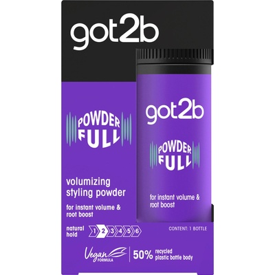 Got2b PowderFul Volumizing púder na vlasy pre objem powder'ful, 10 g