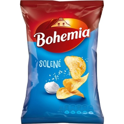 Bohemia solené bramborové lupínky 60 g
