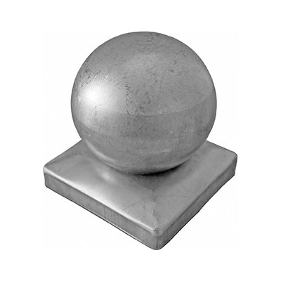 EKOfence Krytka na plotový stĺpik s guľou 50x50, D50, t1,1mm 8050
