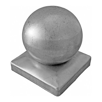 EKOfence Krytka na plotový stĺpik s guľou 50x50, D50, t1,1mm 8050