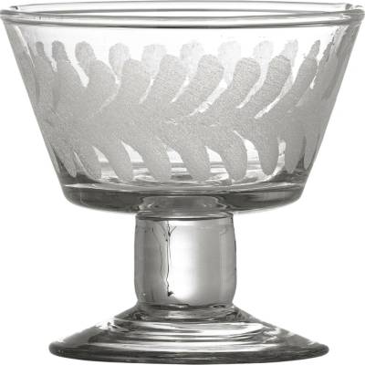 Bloomingville Skleněný pohárek Rika Recycled Glass čirá barva sklo 100 ml