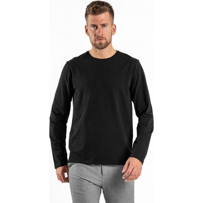 TallGuys pánský rozstřižený dlouhý rukáv óčko Deep black