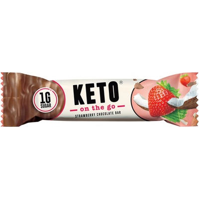 Ketofabrik Шоколадов бар Strawberry Chocolate - 1 бр