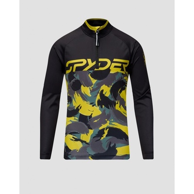 Spyder Camo 1/2 zip čierna