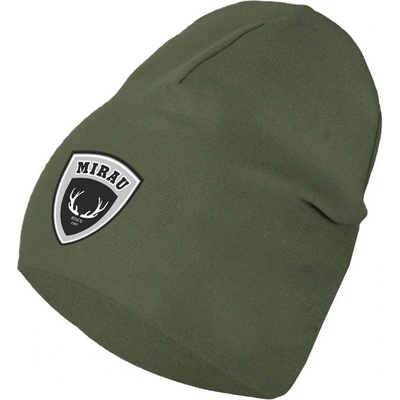 Chlapčenská čiapka Erb Mirau sivý Jednovrstvová khaki zelená
