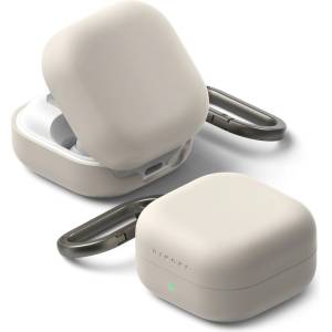 Ringke Силиконов калъф за слушалки Samsung Galaxy Buds 4 / 4 Pro от Ringke Silicone - Stone (8800328816787)