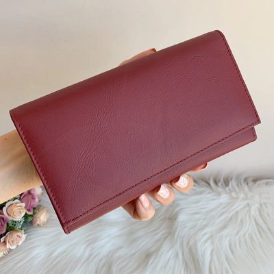 Портмоне Естествена Кожа - Модел j016 Бордо