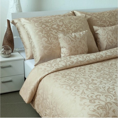 Veba povlečení Ornella ORNAMENT III béžová 140x200 70x90 – Zboží Dáma