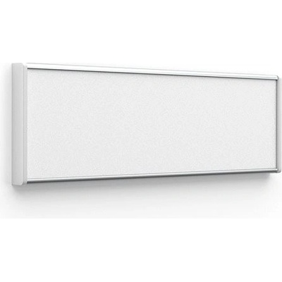 Accept Dverná tabuľka ACS (zásuvný systém, 187 × 62 mm) (strieborná tabuľka (sivé bočnice))