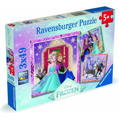 Ravensburger Disney Ledové království 3 × 49 dílků